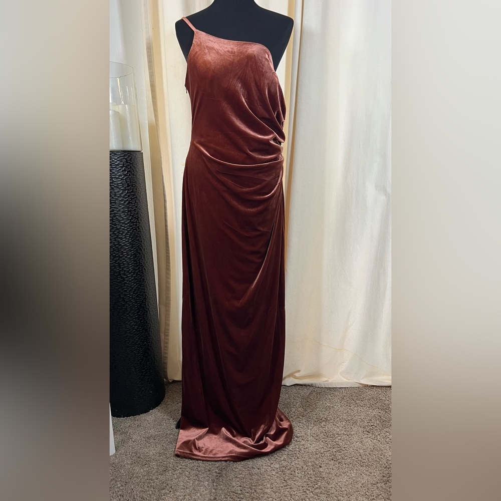Revelry Maxi One Shoulder Dress Sz 14 Prom/Formal